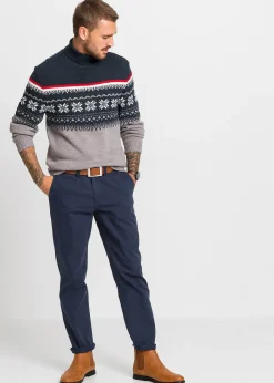 Pull norvégien à col roulé