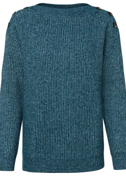 Pull oversize à boutons