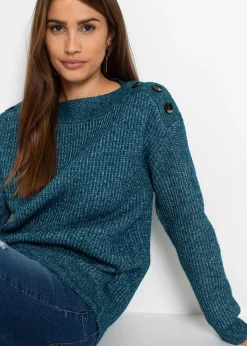 Pull oversize à boutons