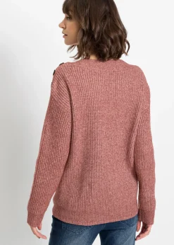 Pull oversize à boutons