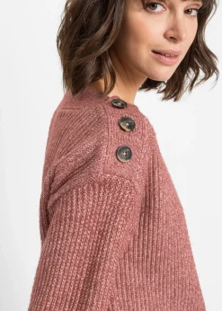 Pull oversize à boutons