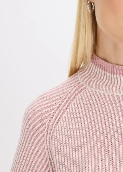 Pull oversize à col montant