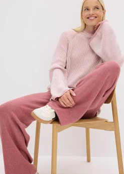 Pull oversize à col montant