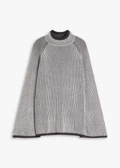 Pull oversize à col montant