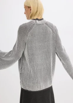 Pull oversize à col montant