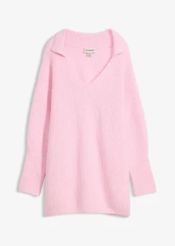 Pull oversize à col polo