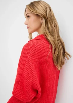 Pull oversize à col polo