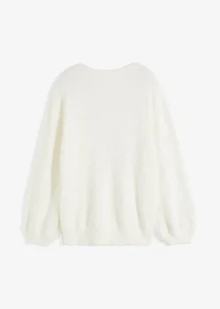 Pull oversize à décolleté profond dans le dos