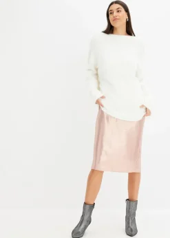 Pull oversize à décolleté profond dans le dos
