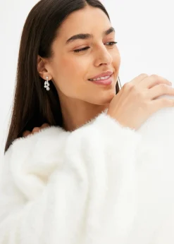 Pull oversize à décolleté profond dans le dos