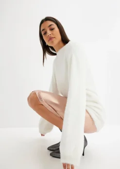 Pull oversize à décolleté profond dans le dos