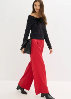 Pull oversize à encolure Bardot