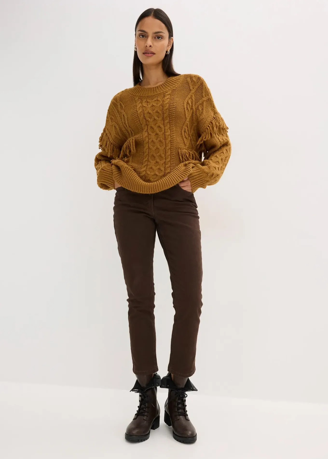 Pull oversize à franges