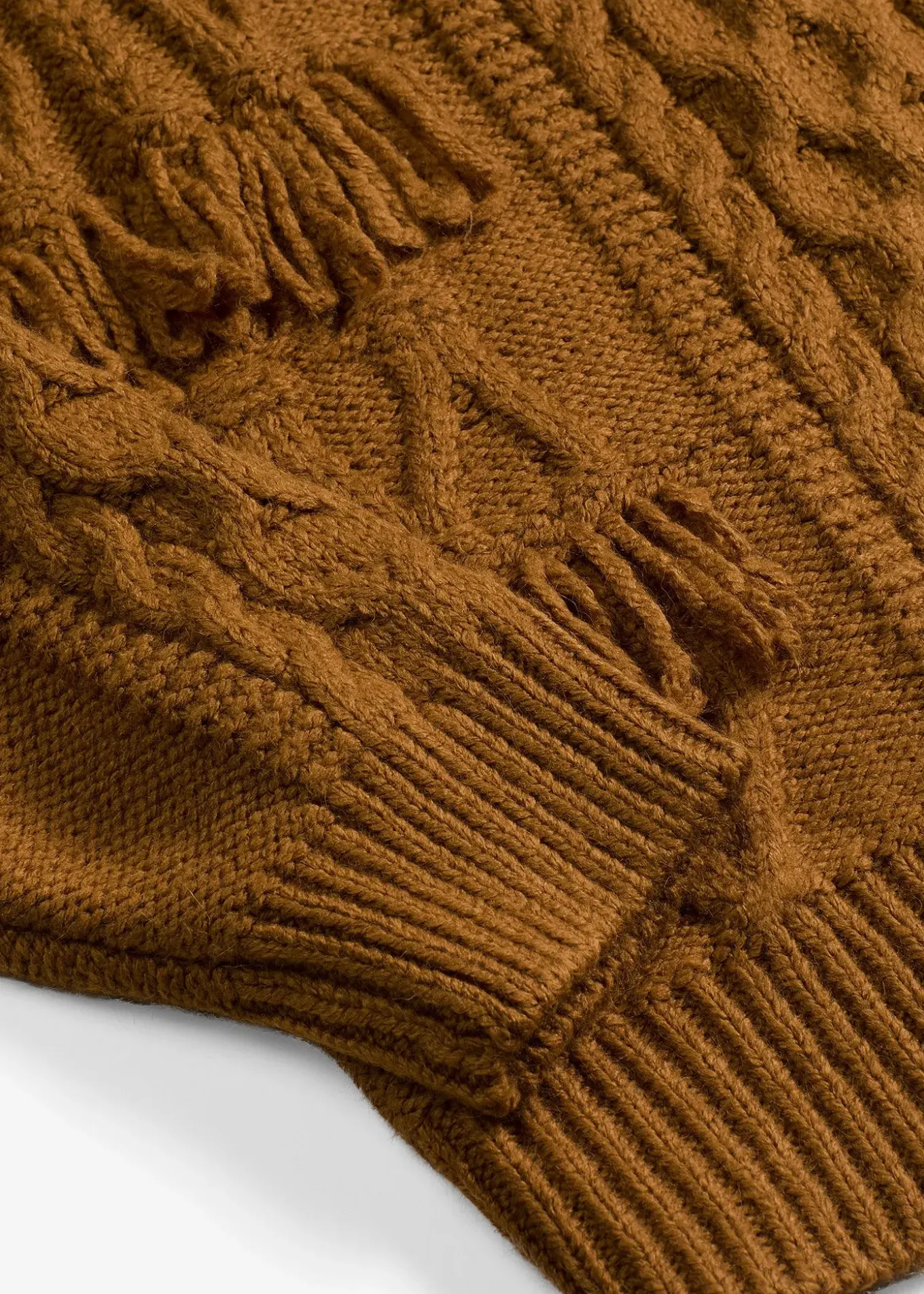 Pull oversize à franges