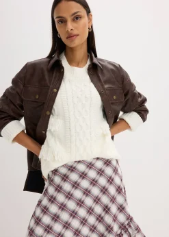 Pull oversize à franges