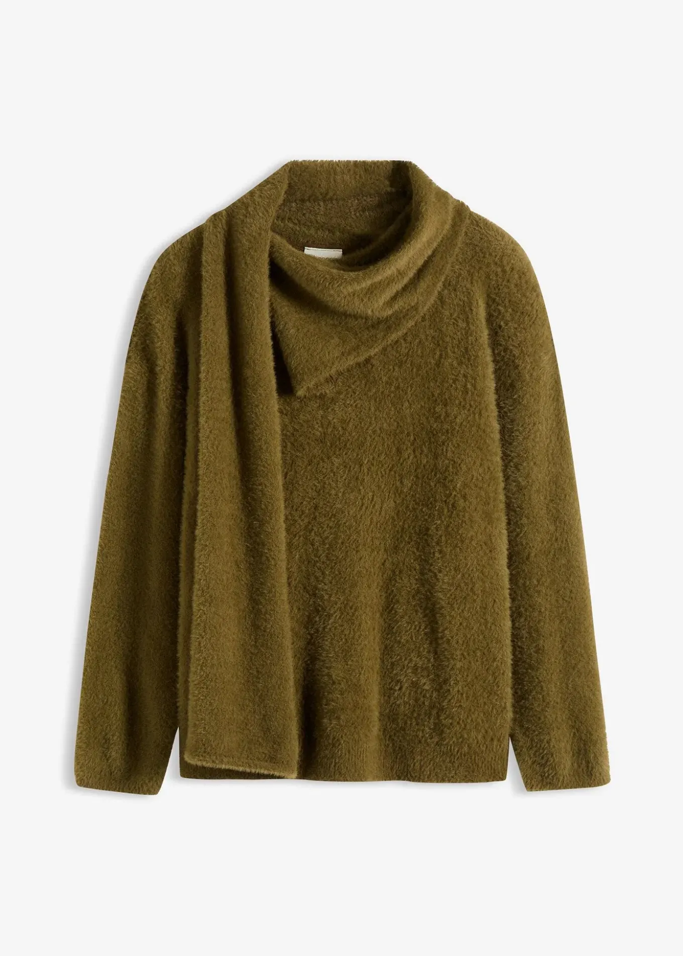 Pull oversize avec écharpe