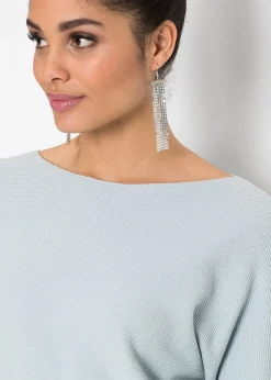 Pull oversize côtelé