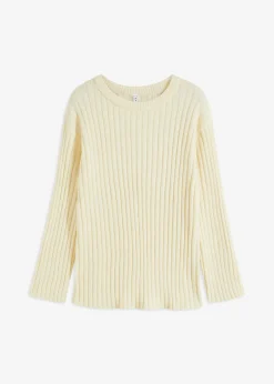 Pull oversize côtelé