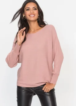 Pull oversize côtelé