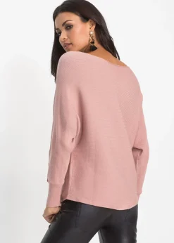 Pull oversize côtelé