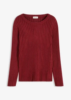 Pull oversize côtelé