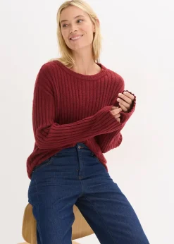 Pull oversize côtelé