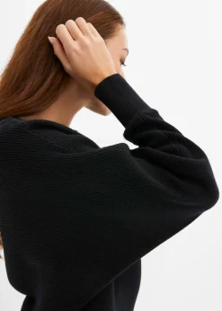 Pull oversize côtelé