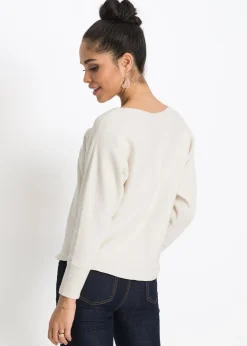 Pull oversize côtelé