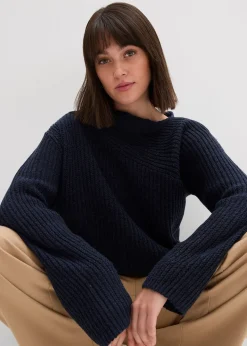 Pull oversize côtelé