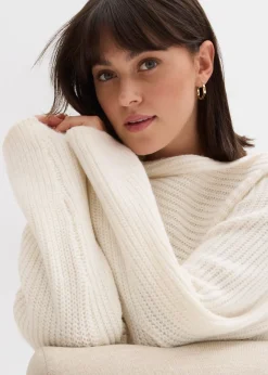 Pull oversize côtelé