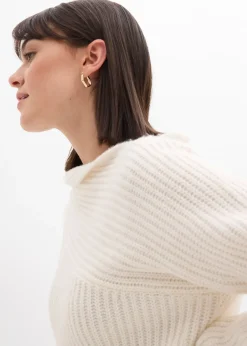 Pull oversize côtelé