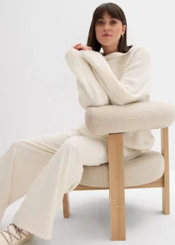 Pull oversize côtelé