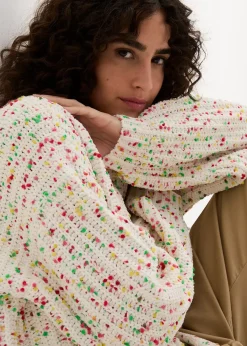 Pull oversize en grosse maille