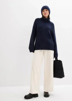 Pull oversize en grosse maille