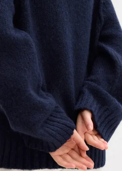 Pull oversize en grosse maille