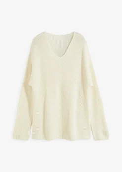 Pull oversize en laine mélangée