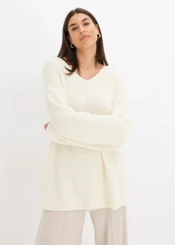 Pull oversize en laine mélangée