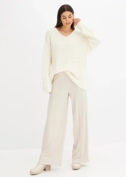 Pull oversize en laine mélangée