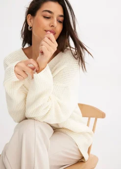 Pull oversize en laine mélangée