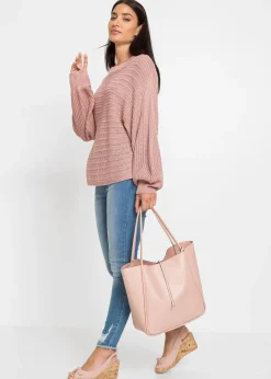 Pull oversize en maille ajourée