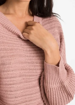 Pull oversize en maille ajourée