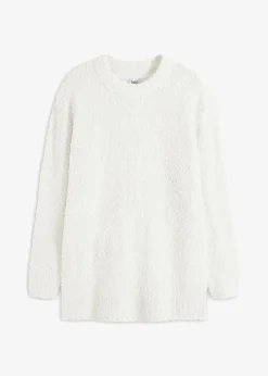 Pull oversize en maille bouclette