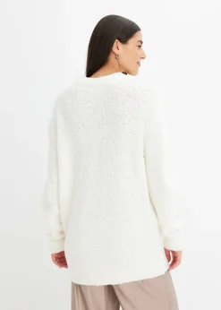 Pull oversize en maille bouclette