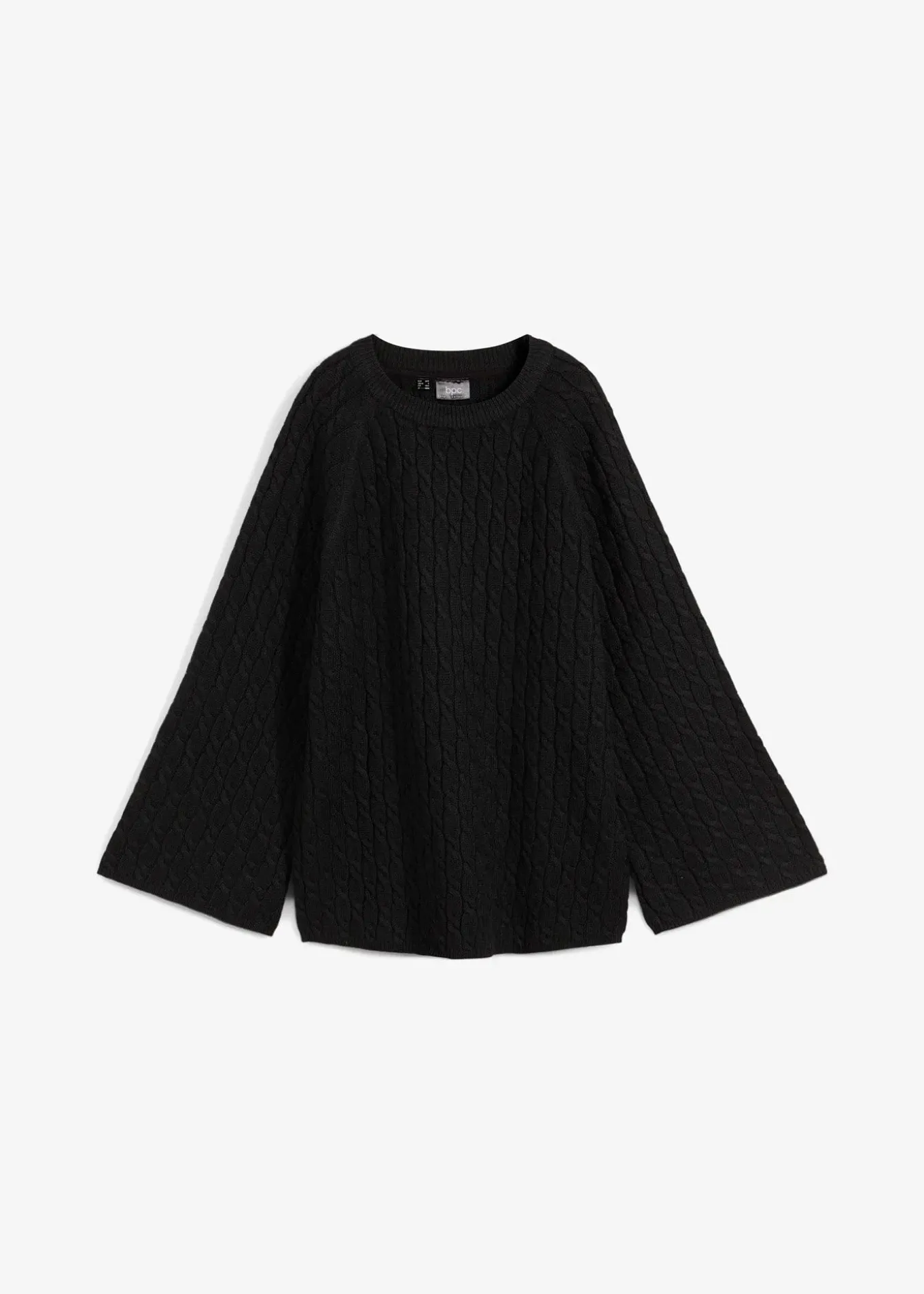 Pull oversize en maille torsadée