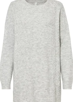 Pull oversize en maille torsadée