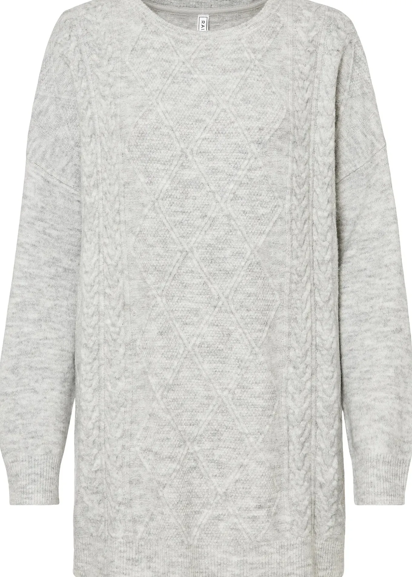 Pull oversize en maille torsadée