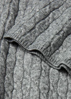 Pull oversize en maille torsadée