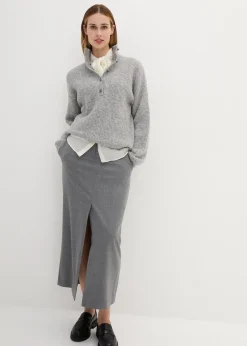 Pull oversize en mélange laine et alpaga