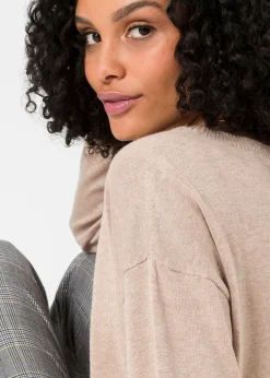 Pull oversize en viscose mélangée