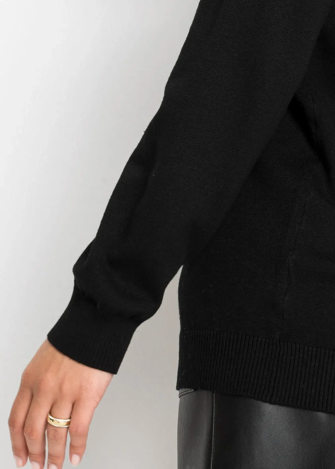 Pull oversize en viscose mélangée